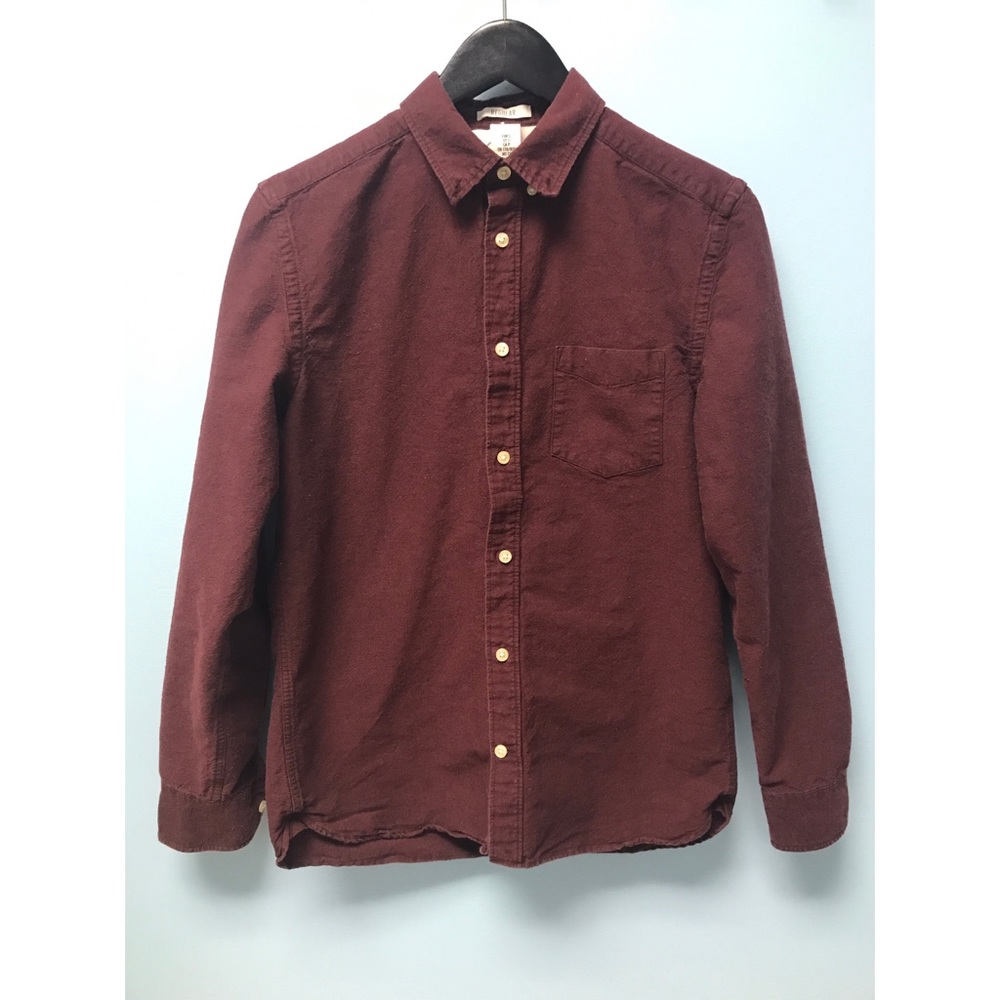 Burgundy H&M Shirt